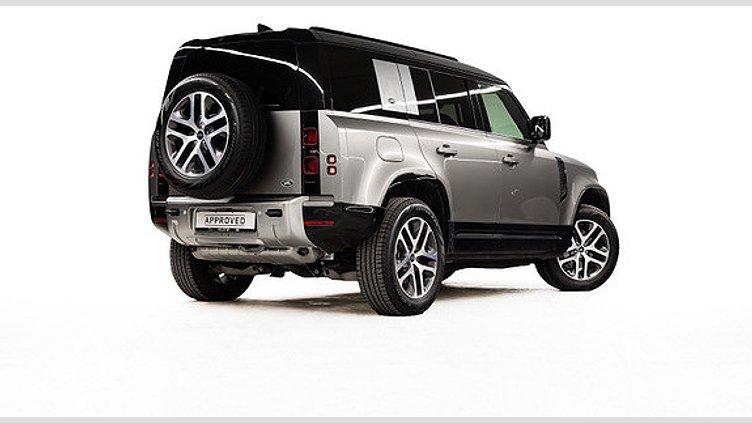 2023 Approved Land Rover Defender 110 Silicon Silver metallic AWD PHEV 404 hk 6-Seter m/ACC/ElKrok/Panorama