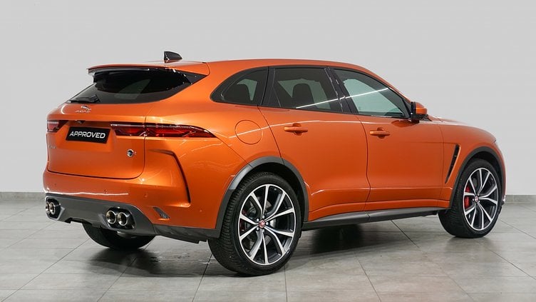 2022 Approved Jaguar F-Pace SVO Premium Palette Orange 5.0 550 PS SVR