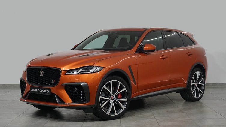 2022 Approved Jaguar F-Pace SVO Premium Palette Orange 5.0 550 PS SVR