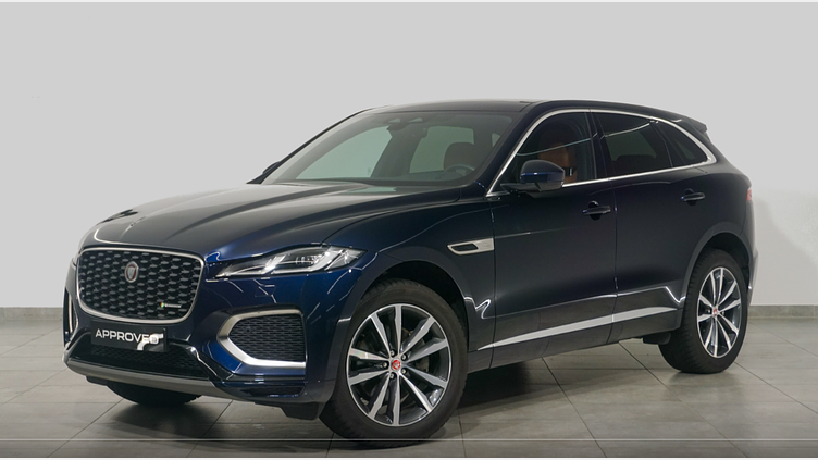 2022 Approved Jaguar F-Pace Portofino Blue 2.0 204 PS R-DYNAMIC SE 