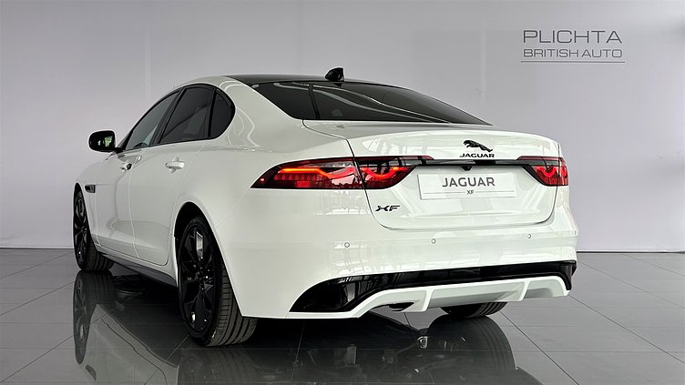 2023 Używany Jaguar XF Fuji White D200 RWD AUTOMAT MHEV SEDAN R-DYNAMIC BLACK