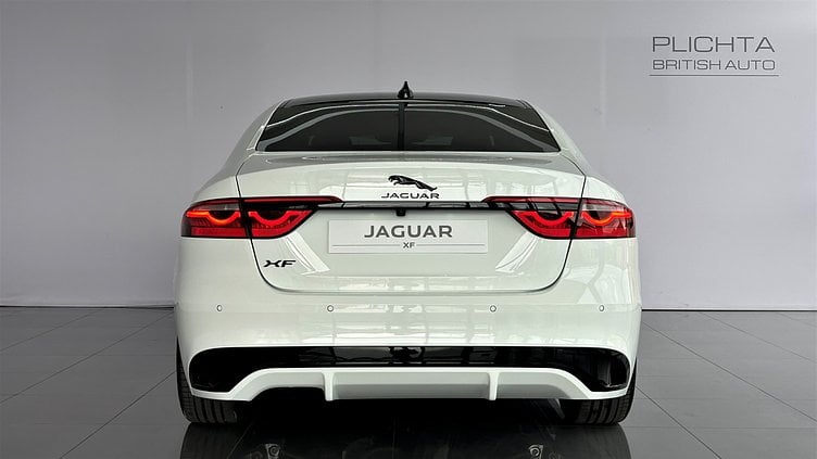 2023 Używany Jaguar XF Fuji White D200 RWD AUTOMAT MHEV SEDAN R-DYNAMIC BLACK