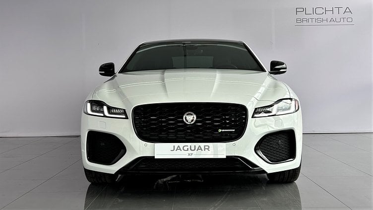 2023 Używany Jaguar XF Fuji White D200 RWD AUTOMAT MHEV SEDAN R-DYNAMIC BLACK