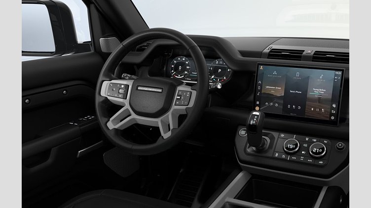 2024 SKLADOVÉ VOZIDLÁ Land Rover Defender 110 Santorini Black P 425 X-Dynamic SE