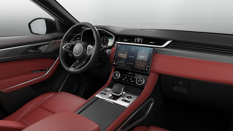 2024 Uus Jaguar F-Pace Firenze Red D300 3.0l I6 300 PS AWD Automaat R-DYNAMIC SE