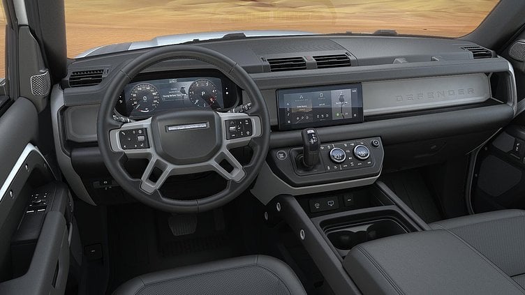 2023 New Land Rover Defender 90 Fuji White D250 AWD HARD TOP SE | 2 seater LGV