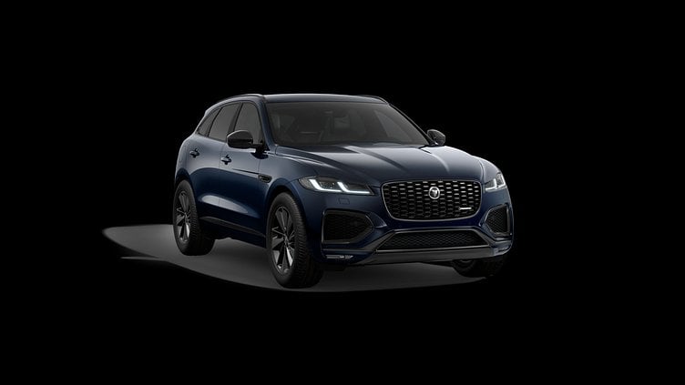 2024 SKLADOVÉ VOZIDLÁ Jaguar F-Pace Portofino Blue AWD P250 R-Dynamic SE