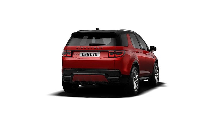 2024 нови автомобили Land Rover Discovery Sport Firenze Red D163 R-DYNAMIC SE