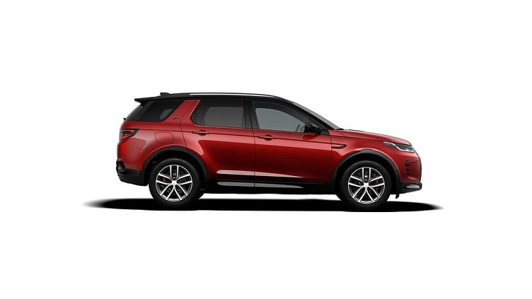 2024 нови автомобили Land Rover Discovery Sport Firenze Red D163 R-DYNAMIC SE