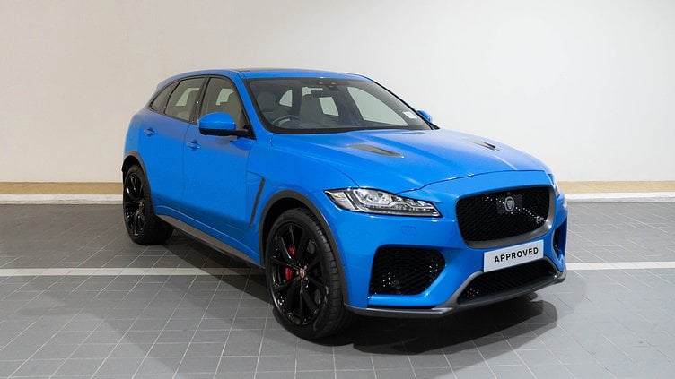 2020 Approved Jaguar F-Pace Ultra Blue P550 AWD Automatic SVR