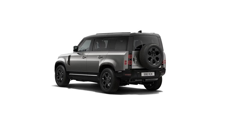 2025 Nowy Land Rover Defender 110 Silicon Silver D300 Diesel MHEV X-Dynamic SE