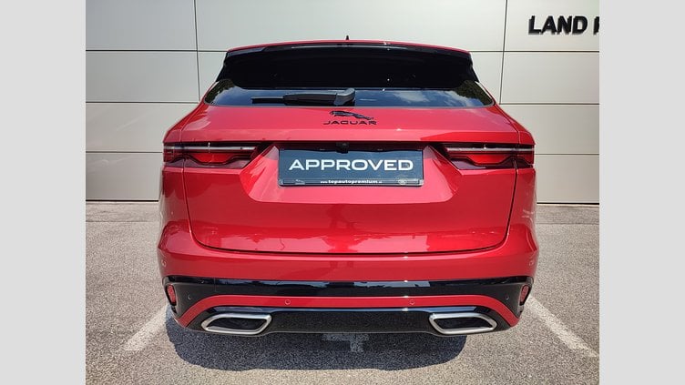 2024 Approved/Jazdené Jaguar F-Pace Firenze Red 4x4 3.0d I6 D300 MHEV R-Dynamic HSE AWD A/T