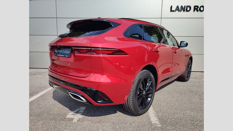 2024 Approved/Jazdené Jaguar F-Pace Firenze Red 4x4 3.0d I6 D300 MHEV R-Dynamic HSE AWD A/T