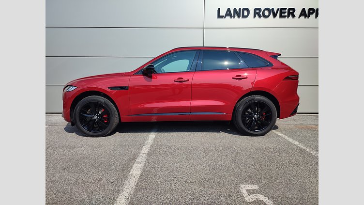 2024 Approved/Jazdené Jaguar F-Pace Firenze Red 4x4 3.0d I6 D300 MHEV R-Dynamic HSE AWD A/T