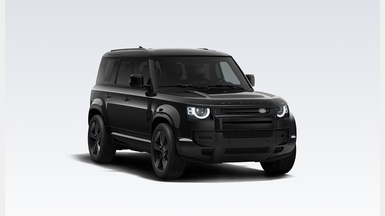 2025 SKLADOVÉ VOZIDLÁ Land Rover Defender 110 Santorini Black AWD P425 X-Dynamic HSE