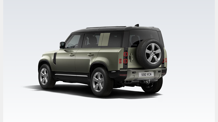 2025 SKLADOVÉ VOZIDLÁ Land Rover Defender 110 Pangea Green AWD D250 X-Dynamic SE