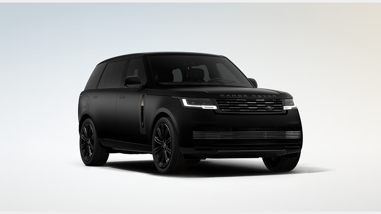 2024 New Land Rover Range Rover Ligurian Black in Satin finish 4.4 V8 P8S Range Rover LWB 4.4 V8 615 PS AWD Auto SV