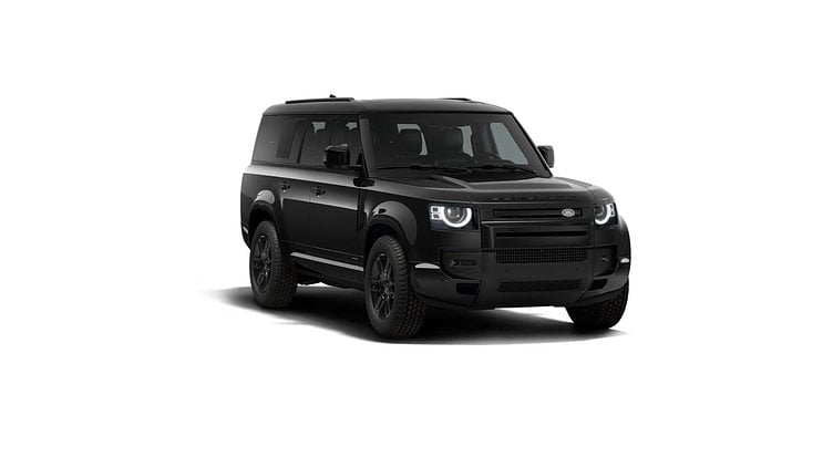 2025 New Land Rover Defender 130 Santorini Black P400 Petrol Mild Hybrid X