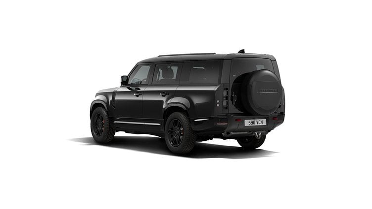2025 New Land Rover Defender 130 Santorini Black P400 Petrol Mild Hybrid X