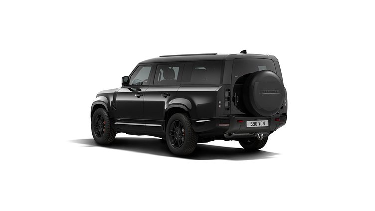 2025 New Land Rover Defender 130 Santorini Black P400 Petrol Mild Hybrid X