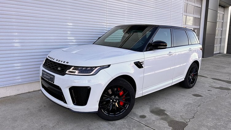 2021 Approved Land Rover Range Rover Sport Fuji White 5.0 V8 S/C 575CP SVR