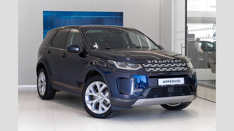 2022 Apstiprināts Land Rover Discovery Sport Portofino Blue P200 AWD AUTOMATIC MHEV Standard Wheelbase SE