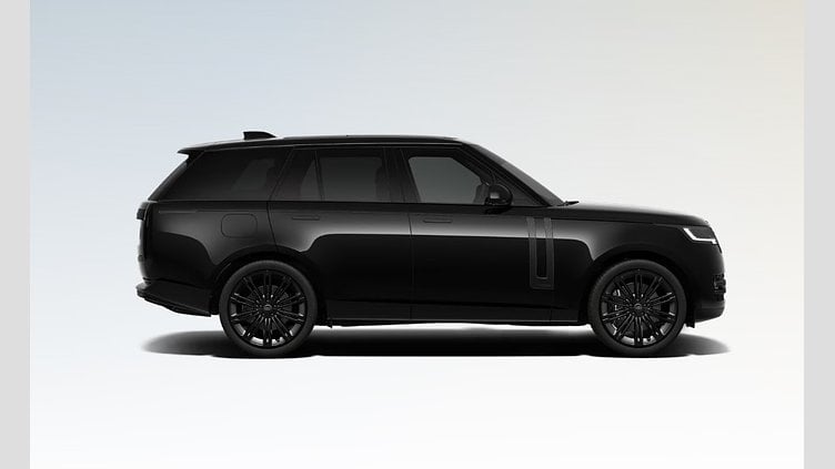 2025 SKLADOVÉ VOZIDLÁ Land Rover Range Rover Čierna Santorini 4,4-liter, V8, P530 AWD Autobiography