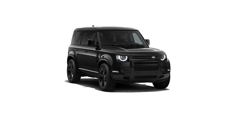 2025 New Land Rover Defender 110 Santorini Black P525 Petrol V8