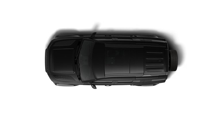 2025 New Land Rover Defender 110 Santorini Black P525 Petrol V8
