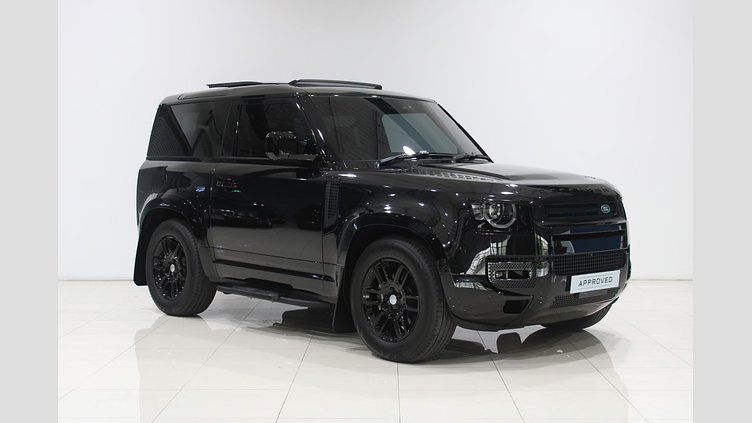 2024 อนุมัติ Land Rover Defender 90 Santorini Black D250 AWD AUTOMATIC MHEV X-DYNAMIC SE