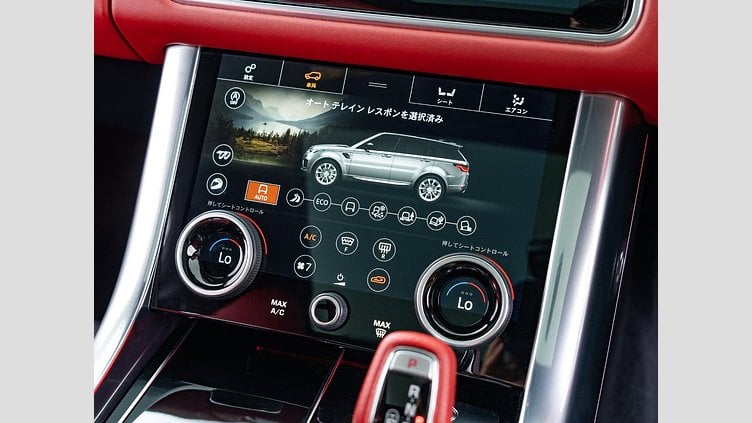 2020 認定中古車 Land Rover Range Rover Sport サントリーニブラック 5.0リッターV8スーパーチャージドガソリン（575 PS） SVR