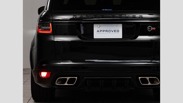 2020 認定中古車 Land Rover Range Rover Sport サントリーニブラック 5.0リッターV8スーパーチャージドガソリン（575 PS） SVR