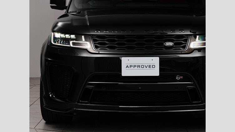 2020 認定中古車 Land Rover Range Rover Sport サントリーニブラック 5.0リッターV8スーパーチャージドガソリン（575 PS） SVR