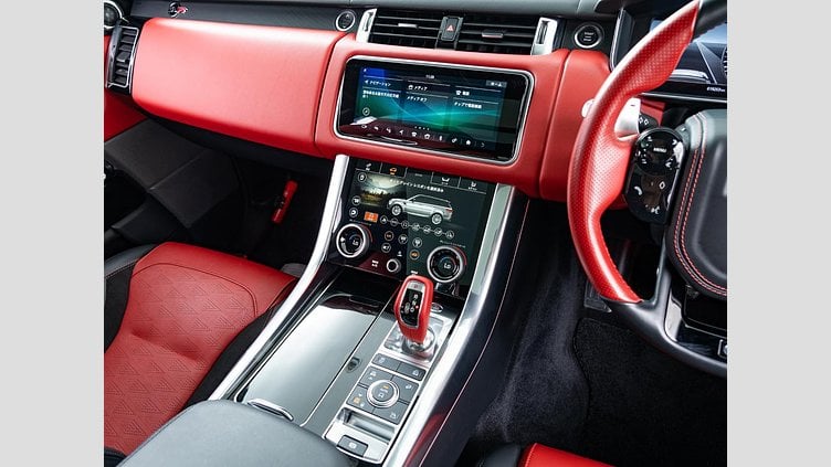 2020 認定中古車 Land Rover Range Rover Sport サントリーニブラック 5.0リッターV8スーパーチャージドガソリン（575 PS） SVR