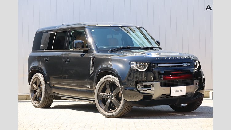 2023 認定中古車 Land Rover Defender 110 サントリーニブラック P525 AWD (AT) V8