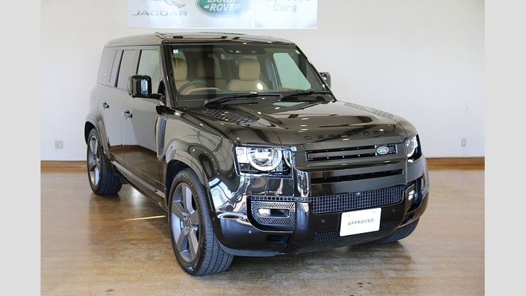 2024 認定中古車 Land Rover Defender 110 サントリーニブラック P525 AWD (AT) V8