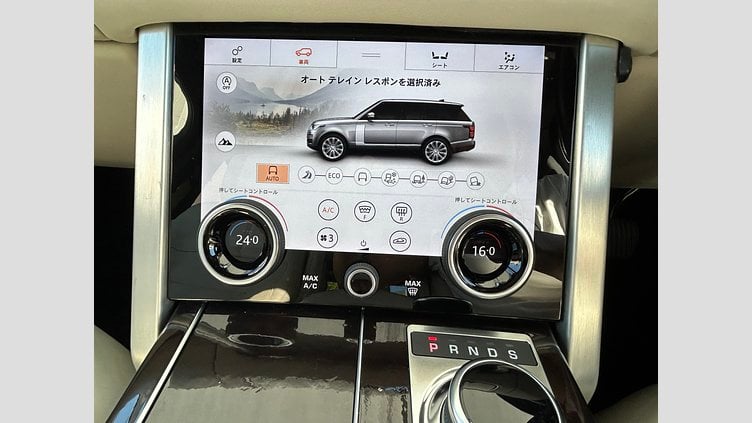 2019 認定中古車 Land Rover Range Rover Santorini Black 3.0 V6 Dsl Mono Turbo Std Flow ヴォーグ