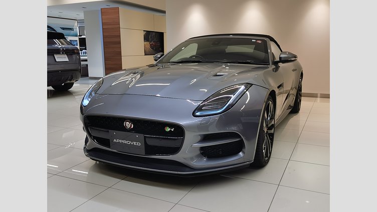 2020 認定中古車 Jaguar F-Type アイガーグレー ジャガー 5.0リッターV8 550PS スーパーチャージド ガソリン エンジン (オートマチックトランスミッション、オールホイールドライブ(AWD)) F-TYPEコンバーチブル R