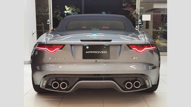 2020 認定中古車 Jaguar F-Type アイガーグレー ジャガー 5.0リッターV8 550PS スーパーチャージド ガソリン エンジン (オートマチックトランスミッション、オールホイールドライブ(AWD)) F-TYPEコンバーチブル R