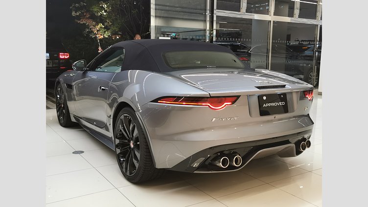 2020 認定中古車 Jaguar F-Type アイガーグレー ジャガー 5.0リッターV8 550PS スーパーチャージド ガソリン エンジン (オートマチックトランスミッション、オールホイールドライブ(AWD)) F-TYPEコンバーチブル R