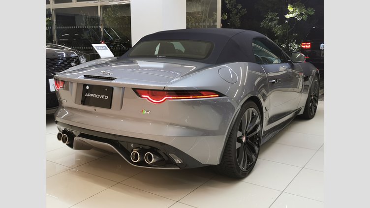2020 認定中古車 Jaguar F-Type アイガーグレー ジャガー 5.0リッターV8 550PS スーパーチャージド ガソリン エンジン (オートマチックトランスミッション、オールホイールドライブ(AWD)) F-TYPEコンバーチブル R