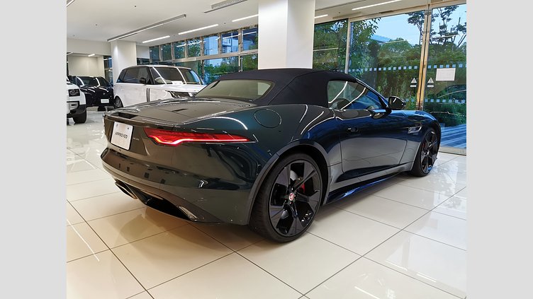 2021 認定中古車 Jaguar F-Type ブリティッシュレーシンググリーン P300 オートマチック 後輪駆動 F-TYPEコンバーチブル R-DYNAMIC