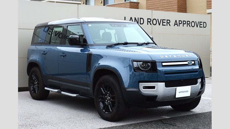 2021 認定中古車 Land Rover Defender 110 Tasman Blue AWD P300 S