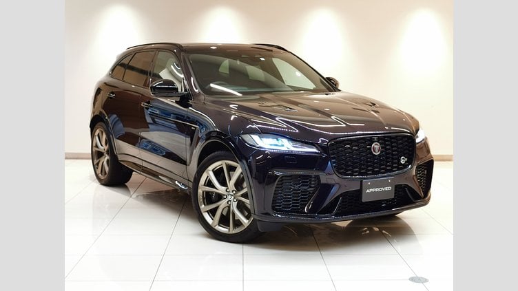 2023 認定中古車 Jaguar F-Pace ミッドナイトアメジスト P550 AWD（オートマチック） SVR