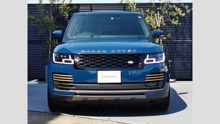 2022 認定中古車 Land Rover Range Rover SVプレミアムパレットブルー 5.0リッターV8スーパーチャージド 525PS ガソリン SVゴールデン エディション 4WD