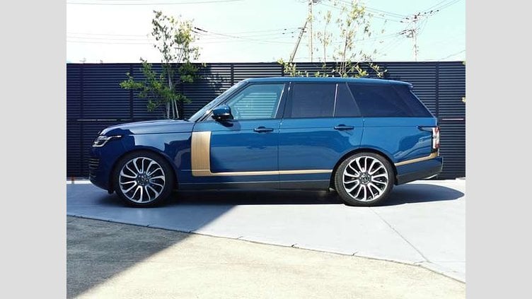 2022 認定中古車 Land Rover Range Rover SVプレミアムパレットブルー 5.0リッターV8スーパーチャージド 525PS ガソリン SVゴールデン エディション 4WD