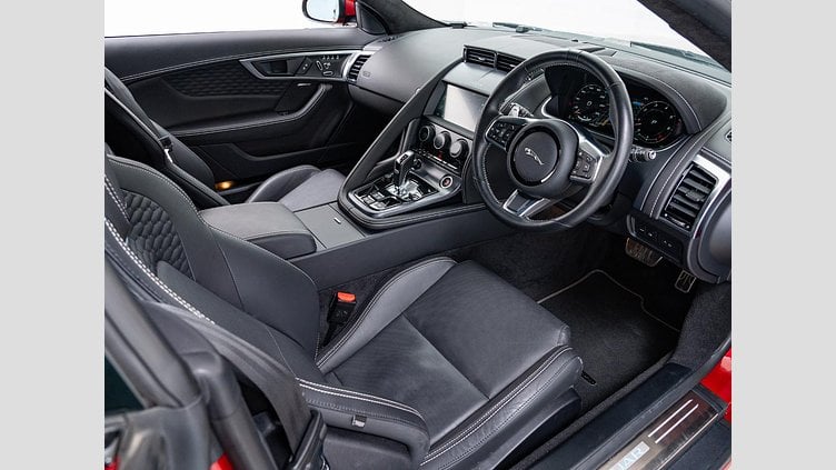 2023 認定中古車 Jaguar F-Type フィレンツェレッド P450 オートマチック 全輪駆動 F-TYPEクーペ R-DYNAMIC BLACK