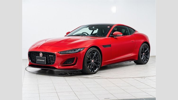 2023 認定中古車 Jaguar F-Type フィレンツェレッド P450 オートマチック 全輪駆動 F-TYPEクーペ R-DYNAMIC BLACK