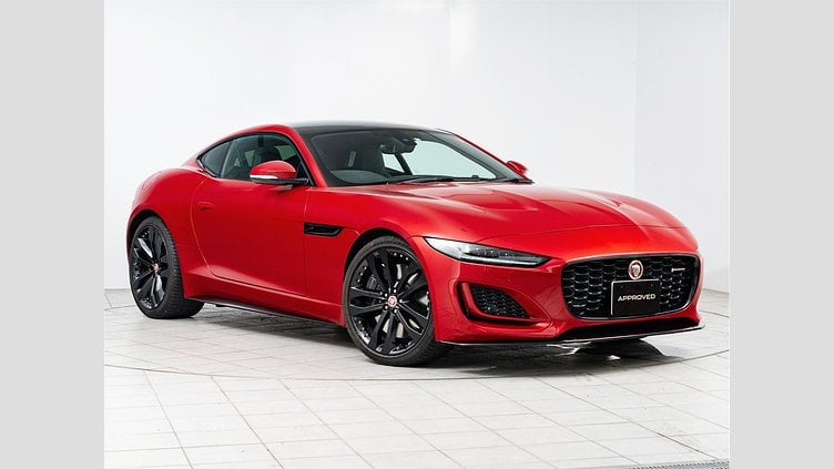 2023 認定中古車 Jaguar F-Type フィレンツェレッド P450 オートマチック 全輪駆動 F-TYPEクーペ R-DYNAMIC BLACK