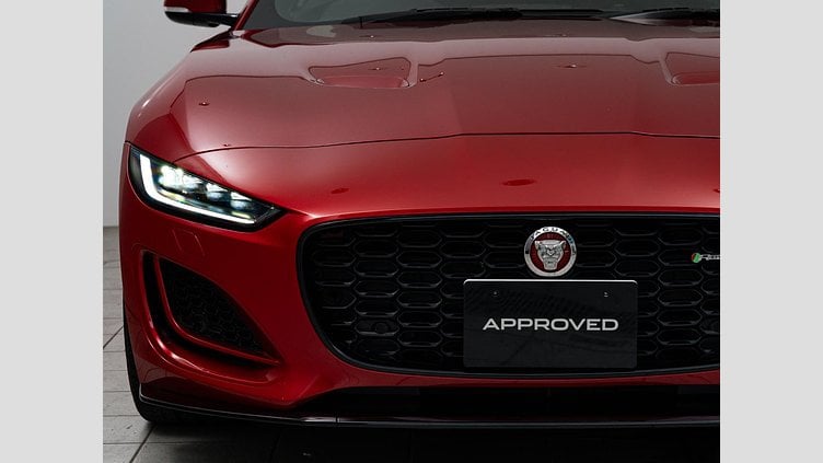 2023 認定中古車 Jaguar F-Type フィレンツェレッド P450 オートマチック 全輪駆動 F-TYPEクーペ R-DYNAMIC BLACK